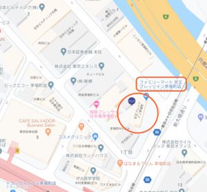京王プレッソイン日本橋茅場町の地図